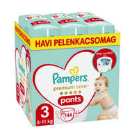 Pampers Pampers Premium Care Pants bugyipelenka 3, 6-11 kg, HAVI PELENKACSOMAG 144 db