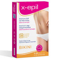 X-Epil X-Epil Prémium lágy gélgyantacsíkok érzékeny bőrre bikini-hónalj (12 db)