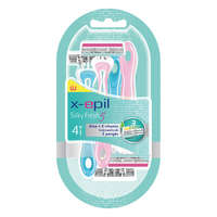 X-Epil X-Epil Silky Fresh 3 pengés eldobható borotva (4 db)