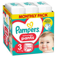 Pampers Pampers Active Baby Pants bugyipelenka 3, 6-11 kg, HAVI PELENKACSOMAG 204 db