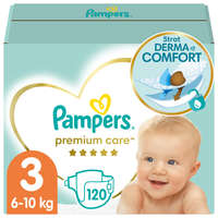 Pampers Pampers Premium Care 3-as pelenka, 6-10 kg, 120 db - HAVI pelenkacsomag