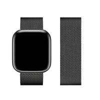 Utángyártott Forcell F-Design FA03 Apple Watch 42/44/45/49mm szíj, fekete