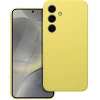 Utángyártott 2mm Samsung Galaxy S25 szilikon tok, világos sárga