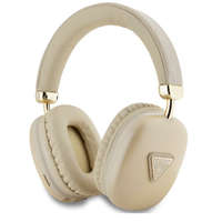 Guess Guess Saffiano PU Leather Triangle Logo vezeték nélküli fejhallgató, arany