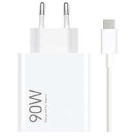Xiaomi Xiaomi MDY-15-EK USB-A hálózati töltő adapter + USB-C töltő- és adatkábel, 90W, 6A, fehér