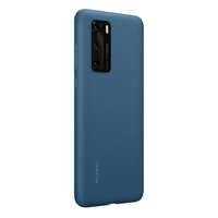 Huawei Huawei P40 Silicone Cover, gyári szilikon tok, kék