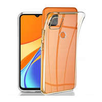 Utángyártott Xiaomi Redmi 9C ultra slim 0,5mm szilikon tok, átlátszó