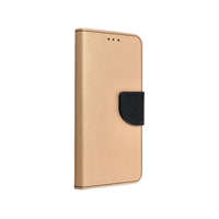 Utángyártott Fancy Apple iPhone 12 mini flip tok, fekete-arany