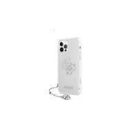 Guess Guess TPU Big 4G Silver Logo Apple iPhone 12 Pro Max hátlap tok, átlátszó