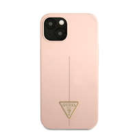 Guess Guess Silicone Line Triangle Apple iPhone 13 hátlap tok, rószaszín