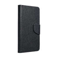 Utángyártott Fancy Samsung Galaxy S22+ flip tok, fekete