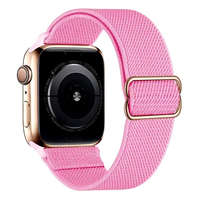 Phoner Phoner Dew Apple Watch csatos fonott szövet szíj, 49/45/44/42mm, rózsaszín