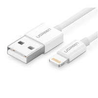 Ugreen Ugreen MFi USB / Lightning töltő- és adatkábel, 1m, fehér