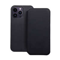 Utángyártott Dual Pocket Apple iPhone 14 Pro Max, flip tok, fekete