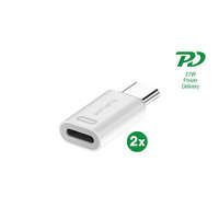 4smarts 4smarts Lightning - USB-C PD adapter szett, 27W, 2 db