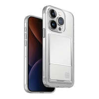 Uniq Uniq Air Fender Apple iPhone 15 Pro Max kártyatartós tok, átlátszó