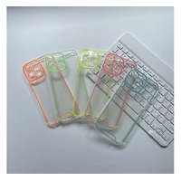 Utángyártott Apple iPhone 12 foszforeszkáló / sötétben világító szilikon tok, rózsaszín