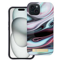 Utángyártott Forcell F-Protect Mirage Apple iPhone 15 Magsafe kompatibilis hátlap tok, absztrakt minta