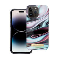 Utángyártott Forcell F-Protect Mirage Apple iPhone 15 Pro Max Magsafe kompatibilis hátlap tok, absztrakt minta