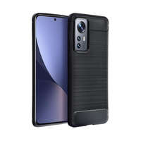 Utángyártott Forcell Carbon Xiaomi Redmi 12C szilikon tok, fekete