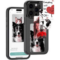 Utángyártott E-Ink okos telefontok, programozható NFC kijelzővel iPhone 13 Pro, fekete