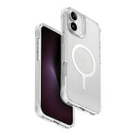 Uniq Uniq Lifepro Extreme Apple iPhone 16 Plus Magsafe szilikon tok, átlátszó/fehér