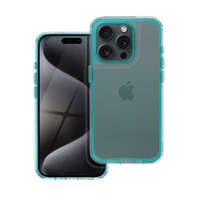 Utángyártott Matrix Apple iPhone 13 Pro hátlap tok kameravédő peremmel, zöld/menta