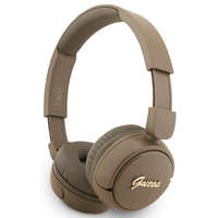 Guess Guess Script Metal Logo Wireless vezeték nélküli fejhallgató, barna