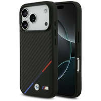 BMW BMW M Carbon Tricolor Line Apple iPhone 17 Pro Max MagSafe hátlap tok, fekete