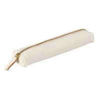 Clairefontaine Clairefontaine bőr tolltartó 4x2,5x19 cm, slim, fehér