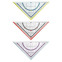 Herlitz Geometriai háromszög my.pen 25 cm műanyag, fogórésszel