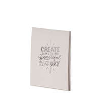 Rössler kreatív jegyzetblokk, A5, 50 lap, fehér, Create Something…