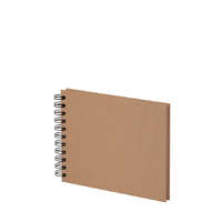 Rössler Soho fotóalbum/scrapbook (14,5x19,5 cm, 20 lap, spirálos, fehér lapok) kraft