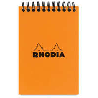 Clairefontaine Clairefontaine Rhodia Classic narancs spirálblokk, 80lap, kockás 10,5x14,8cm