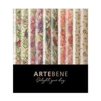 Artebene GmbH Artebene tekercses csomagolópapír (70x300 cm) kraft, virágmintás, 5-féle, Hello Nature (3)