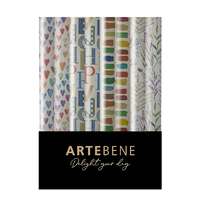 Artebene GmbH Artebene tekercses csomagolópapír (70x150 cm) Happy Birthda, színes mintás, 4-féle (3)