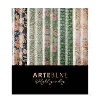 Artebene GmbH Artebene tekercses csomagolópapír (70x200 cm) virágmintás, 5-féle (3)