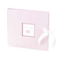 Rössler Papier GmbH and Co. KG Rössler fotóalbum szalaggal (23x22 cm, 30 lap) Baby Girl, rózsaszín
