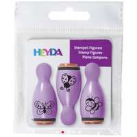 Heyda mini nyomda, 3 db-os, pillangó, méhecske, katica