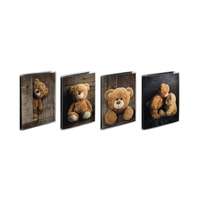 Hama zsebalbum, 10x15 cm, 24db, fekete lapok, macis, 4-féle, Batzi