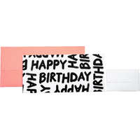Stewo AG Geschenkverpackungen und Servietten Stewo ajándékutalványtartó kis borítékkal, fehér, fekete, Happy Birthday, Forby (4)