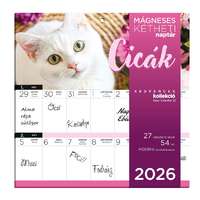 Lizzy Trade Kft. Bizományos Lizzy Hűtőmágneses naptár 2 heti 2026 Cicák