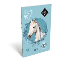 Lizzy Trade Kft. Bizományos Lizzy A6 tűzött zsebnaptár 2026 WILD BEAUTY SPORT CLUB