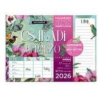 Lizzy Trade Kft. Bizományos Lizzy Hűtőmágneses naptár 2 heti jegyzettömbbel 2026 Anyu tervezője Scrapbook Style