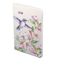 Kalendart Naptár Kft. TopTimer Határidőnapló 2026, F012 B6 FLEXI (Heti beoszt.) KOLIBRI