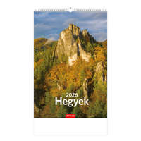 Kalendart Naptár Kft. TopTimer Falinaptár 2026, T094 HEGYEK