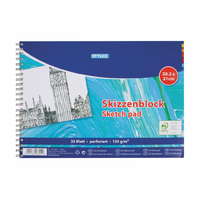 STYLEX Schreibwaren GmbH Stylex vázlattömb A4, 25 lap, 135g/nm, spirálos