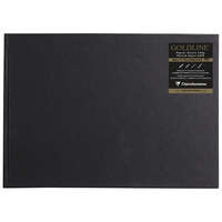 Clairefontaine Clairefontaine vázlatkönyv (29,7x21 cm, 140 g/m2, 64 lap, fekvő) goldline/ fekete
