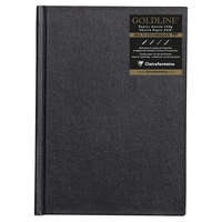 Clairefontaine CLF vázlatkönyv (10,5x14,8 cm, 140 g/m2, 64 lap) goldline/ fekete