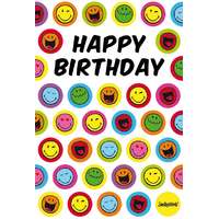 Leykam Alpina (BSB) BSB képeslap, Happy Birthday, smilek (állvány) (51-0775)